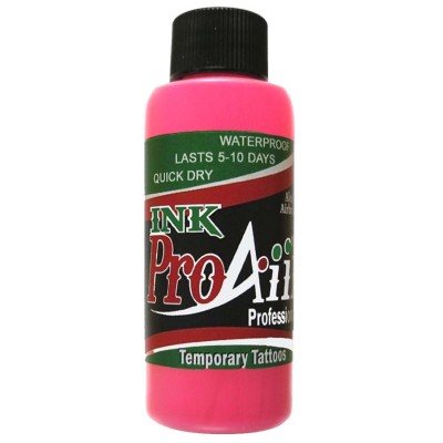 ProAiir Temp Tattoo Ink Hot Flo Pink 2OZ